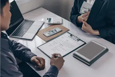 People working in the office