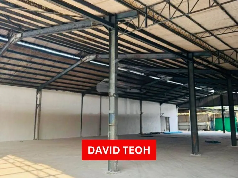 single storey detached factory warehouse at simpang ampat batu kawan