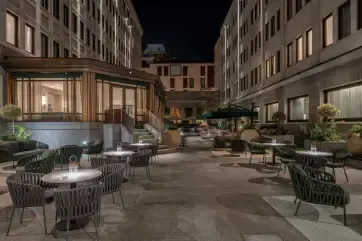 Hilton Turin Centre Internal Terrace