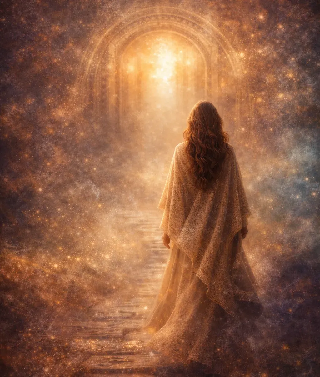 Meet Yourself - Woman in front of book