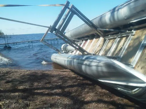 Destroyed Pontoon