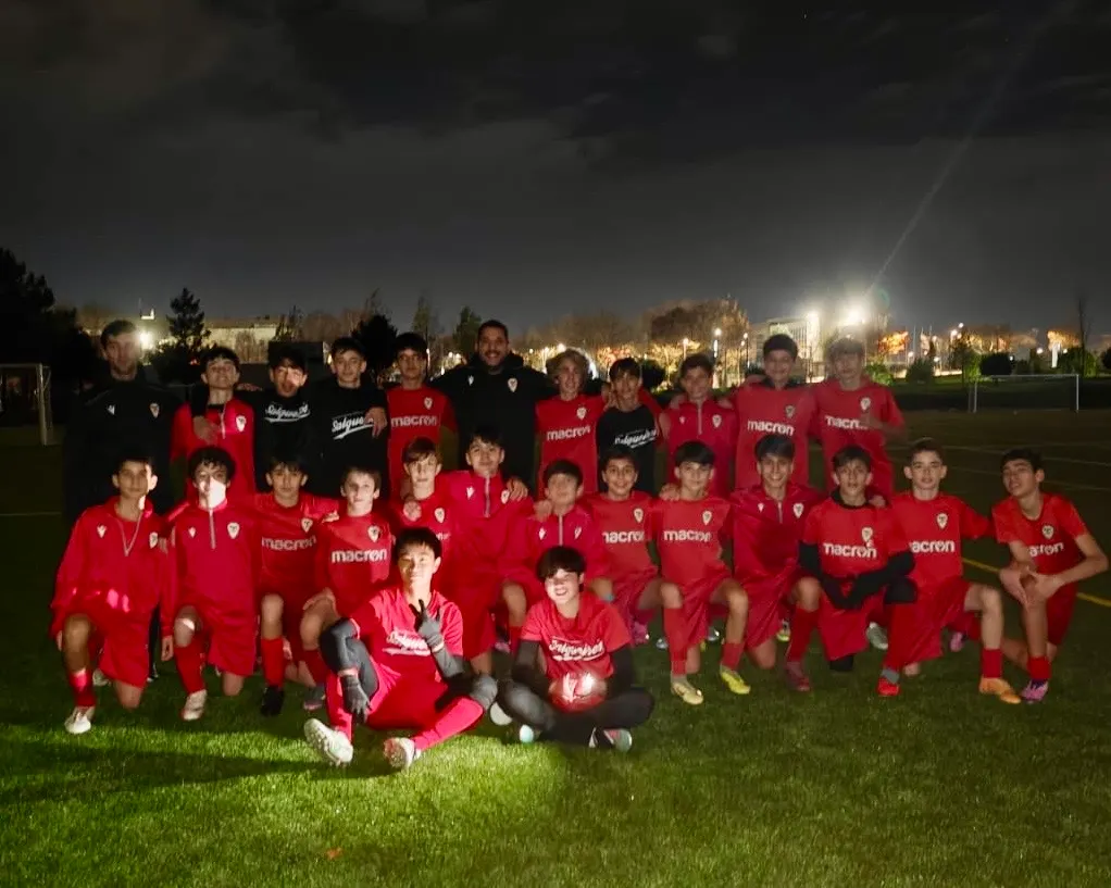 S.C. Salgueiros U14 Team training