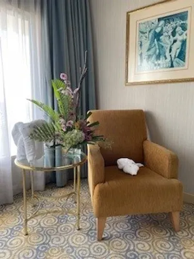 Hilton Colombo Sri Lanka kamer en bloemen