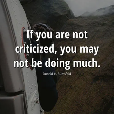 Not Criticized You May Not Be Doing Much Wall Art Quote