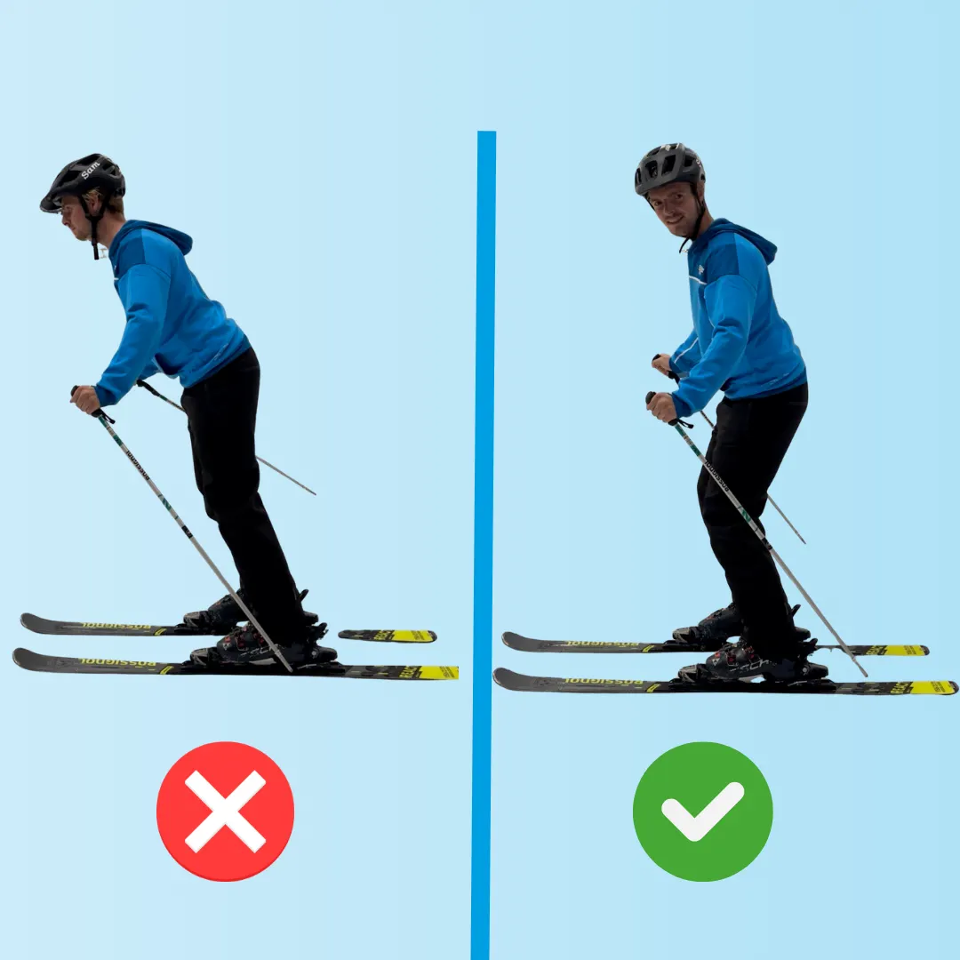 Skihouding is bewegelijk zijn 