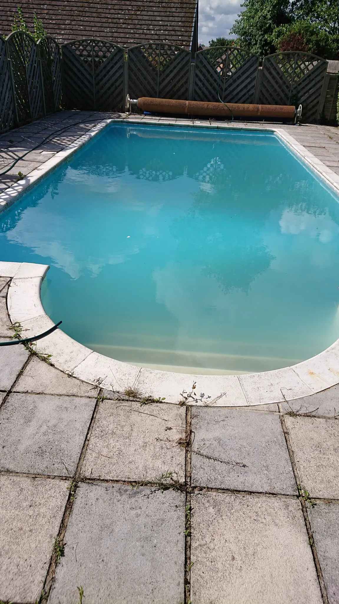 Pool refurb before