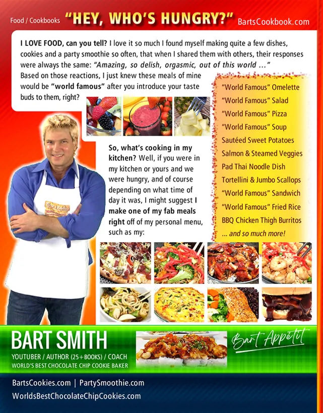 Who's Hungry? (Cookbook) by Bart Smith (BartsCookbook.com)