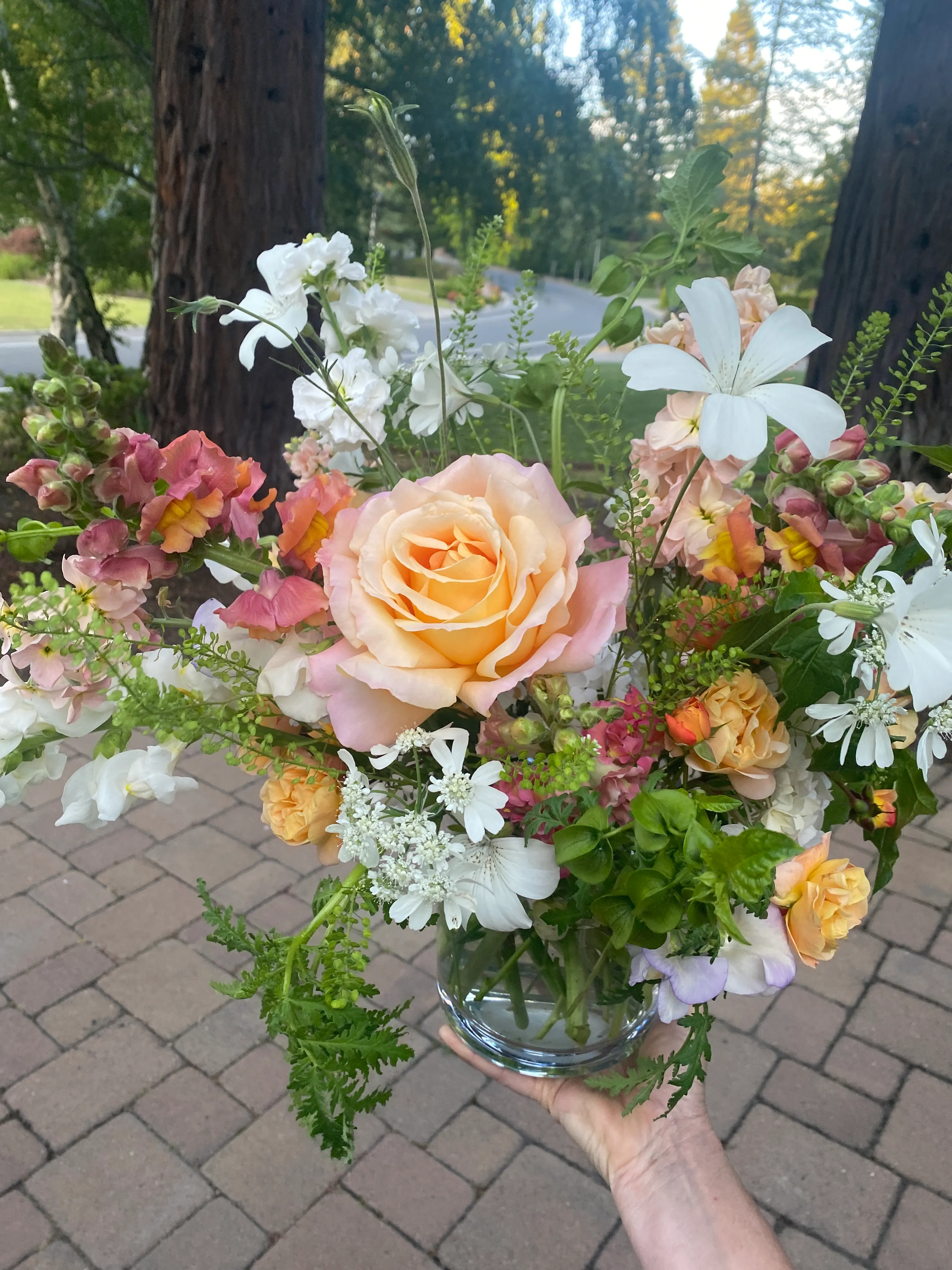 custom flower arrangement