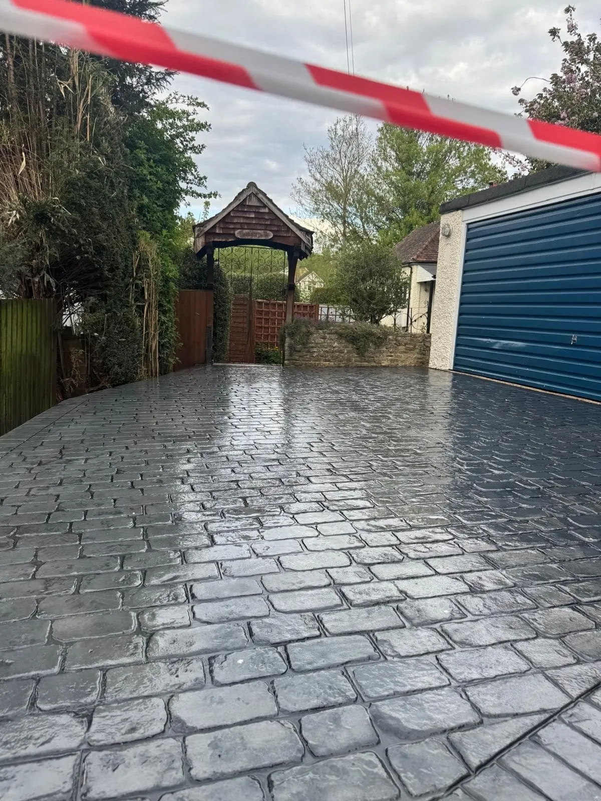 Pattern Imprinted Concrete Staines