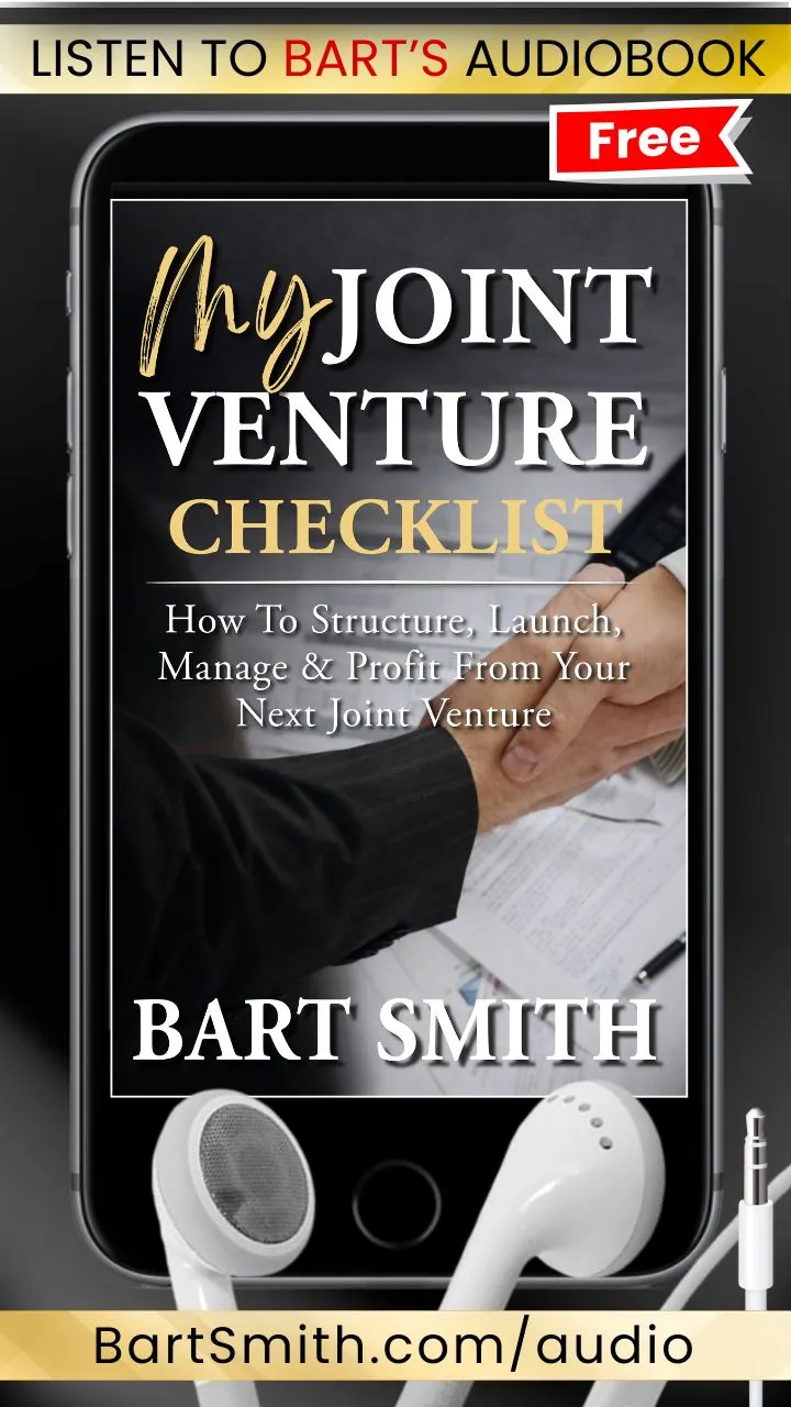 My Joint Venture Checklist Audiobook by Bart Smith