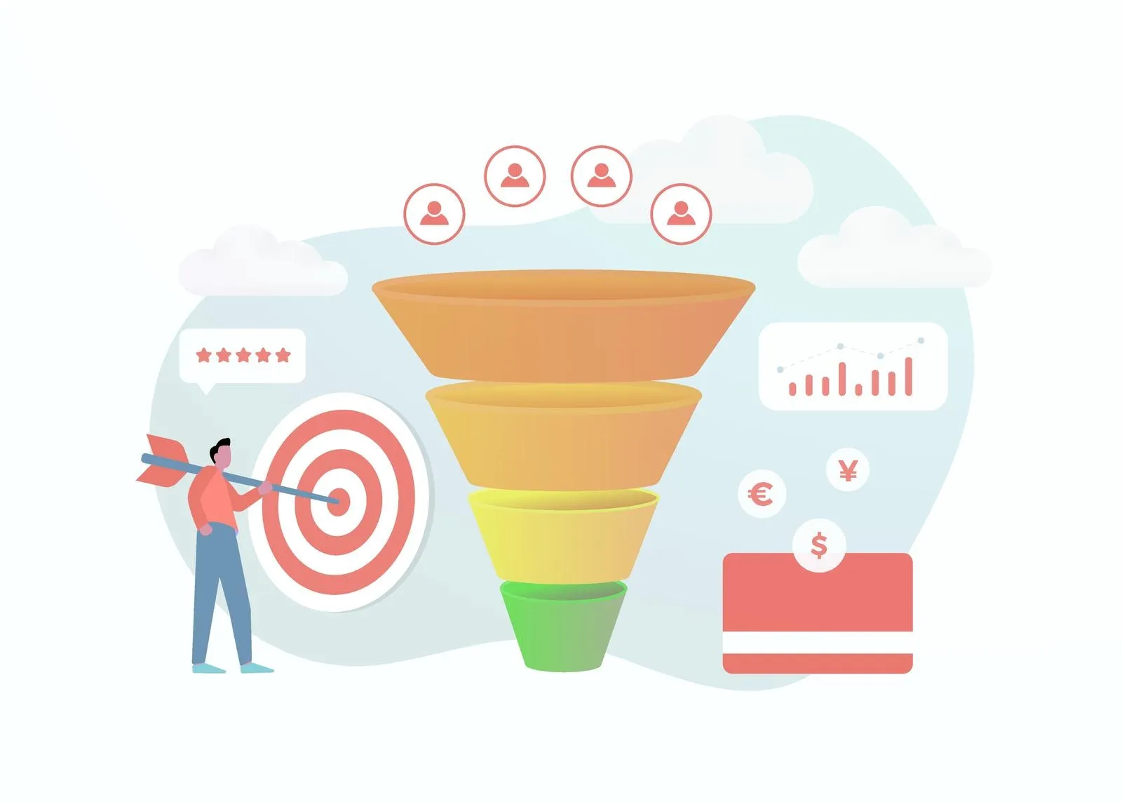 ilustracion-de-un-funnel-de-ventas