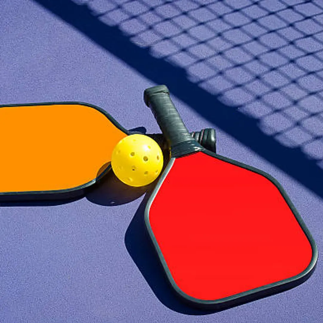 Enjoy complimentary pickleball courts (first come, first serve) with complimentary use of our pickleball rackets.