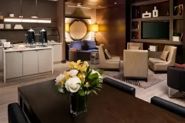 Hilton Brooklyn New York M Club Lounge