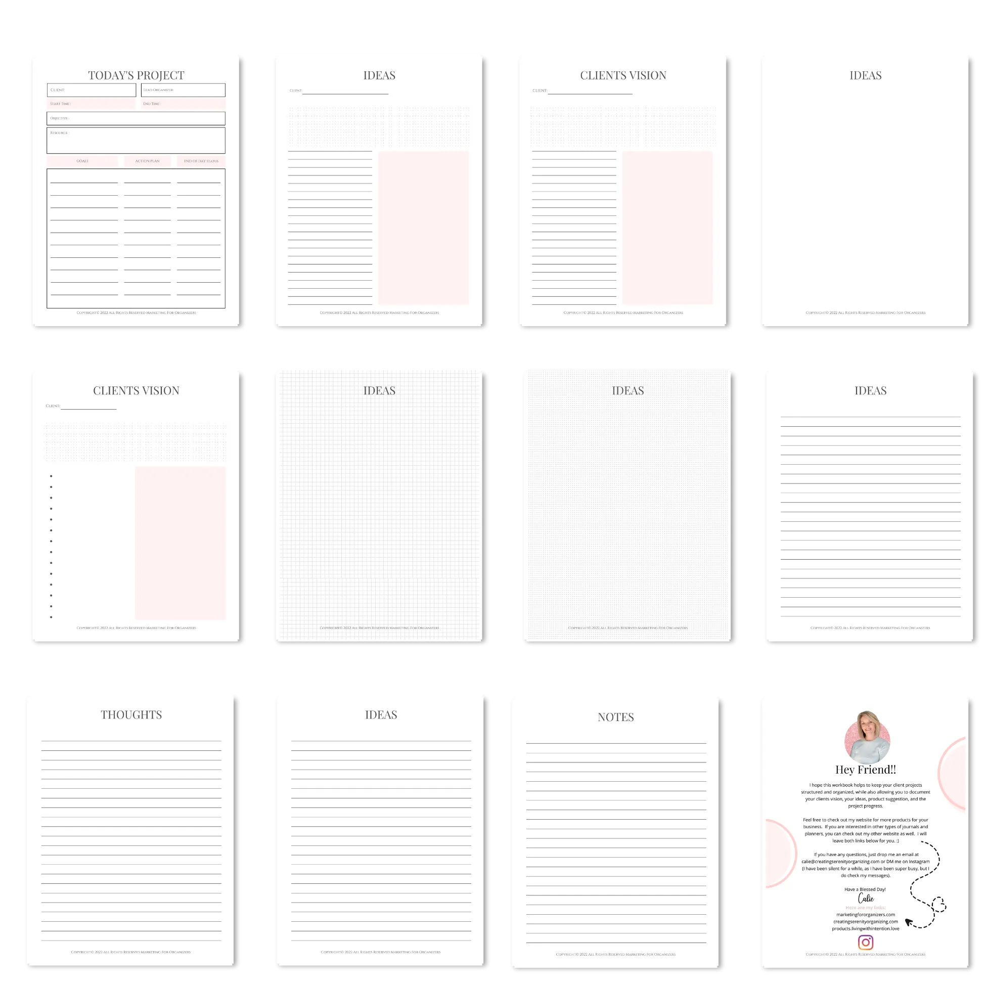 Client project planner pages 13-24