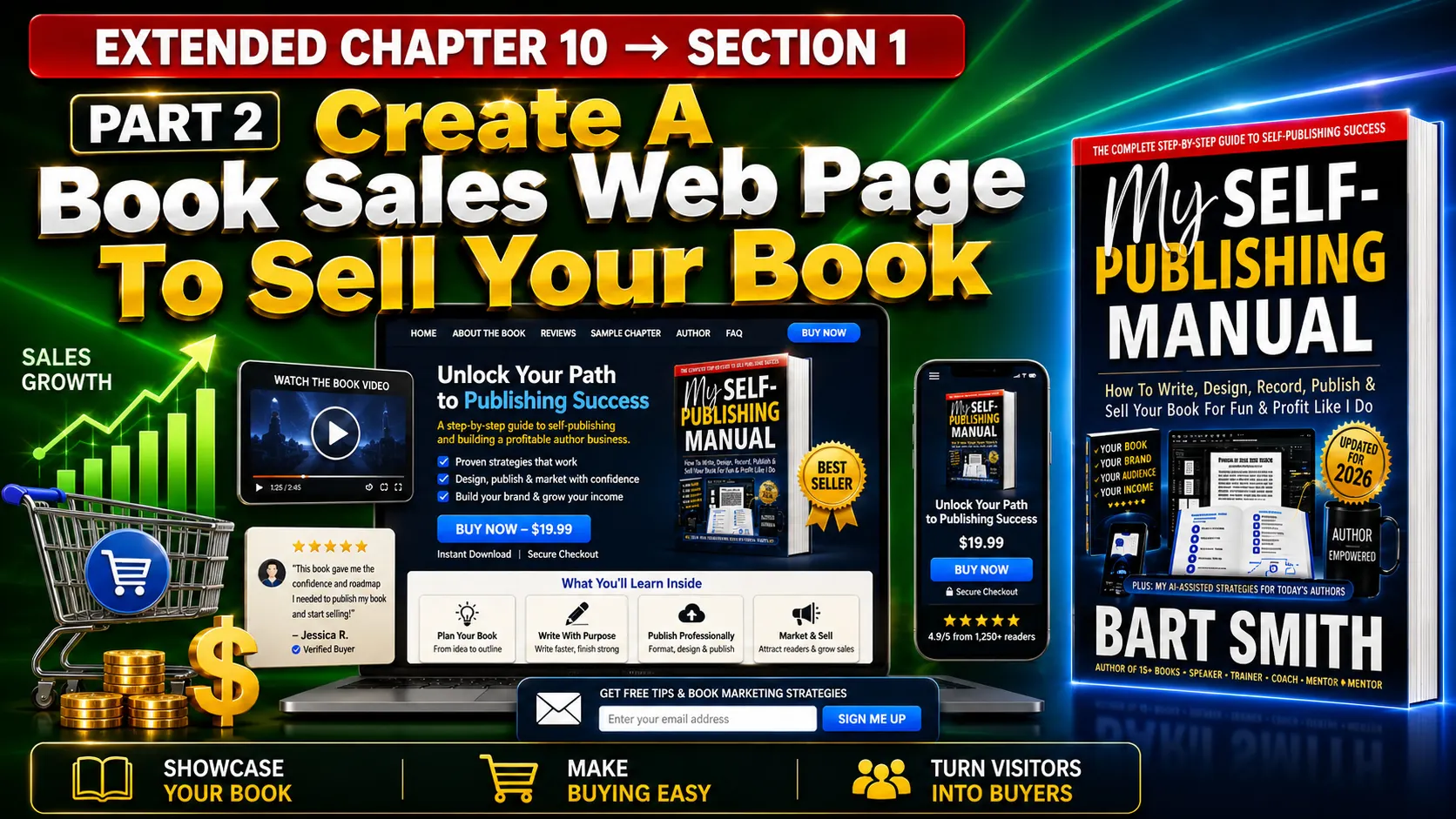 PART 2 → Create A Book Sales Web Page To Sell Your Book