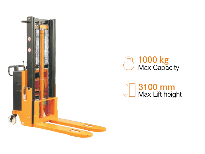 Semi-electric stacker in Hyderabad