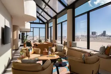 Miami Marriott Biscayne Bay Executive Lounge Conservatory 