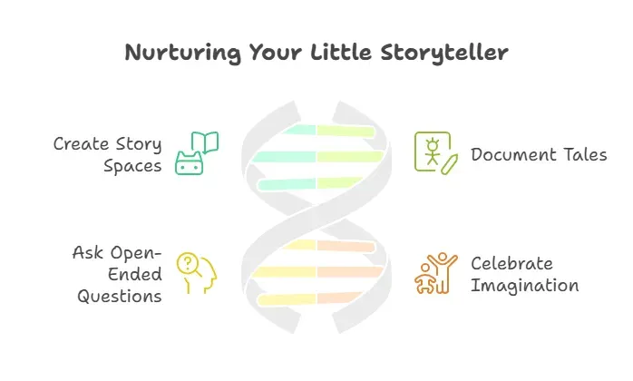 illlustration of Nurturing your little story teller