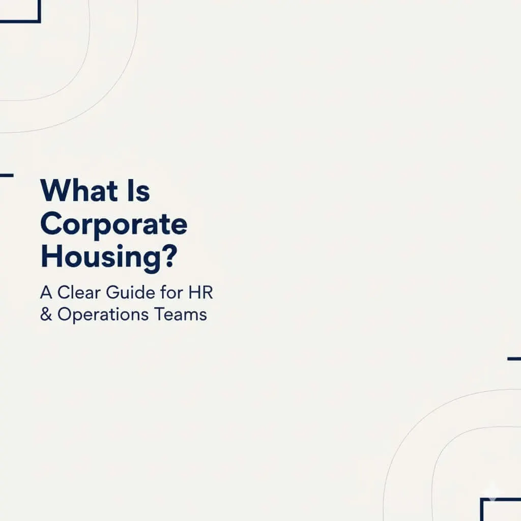 <alt=“What is corporate housing - guide for HR and operations teams explaining furnished housing for business travel and relocations.”>