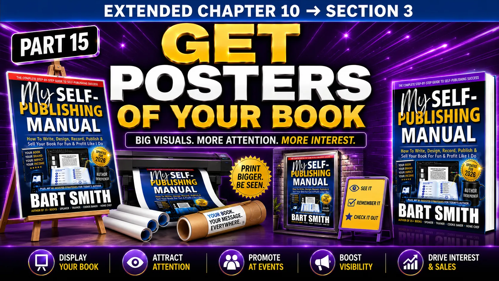 Part 15 —Get Posters Of Your Book