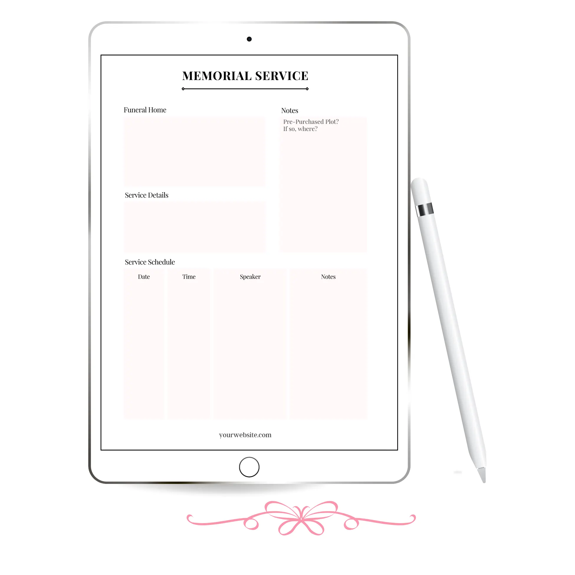 estate planner mockup