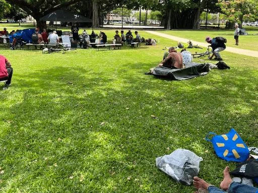 Thomas Square gathering on the lawn 512x384 c