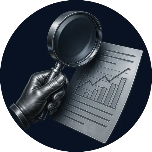 Lupa sobre um contrato