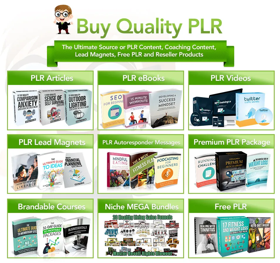 buy quality plr store for plr digital products