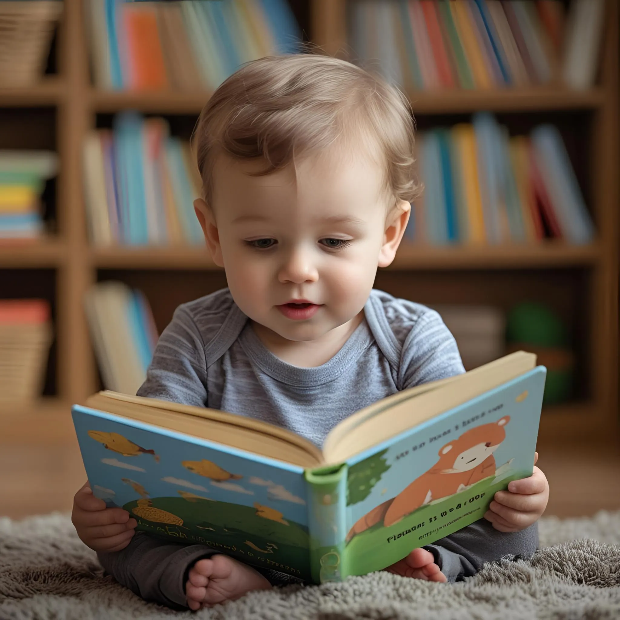 baby reading