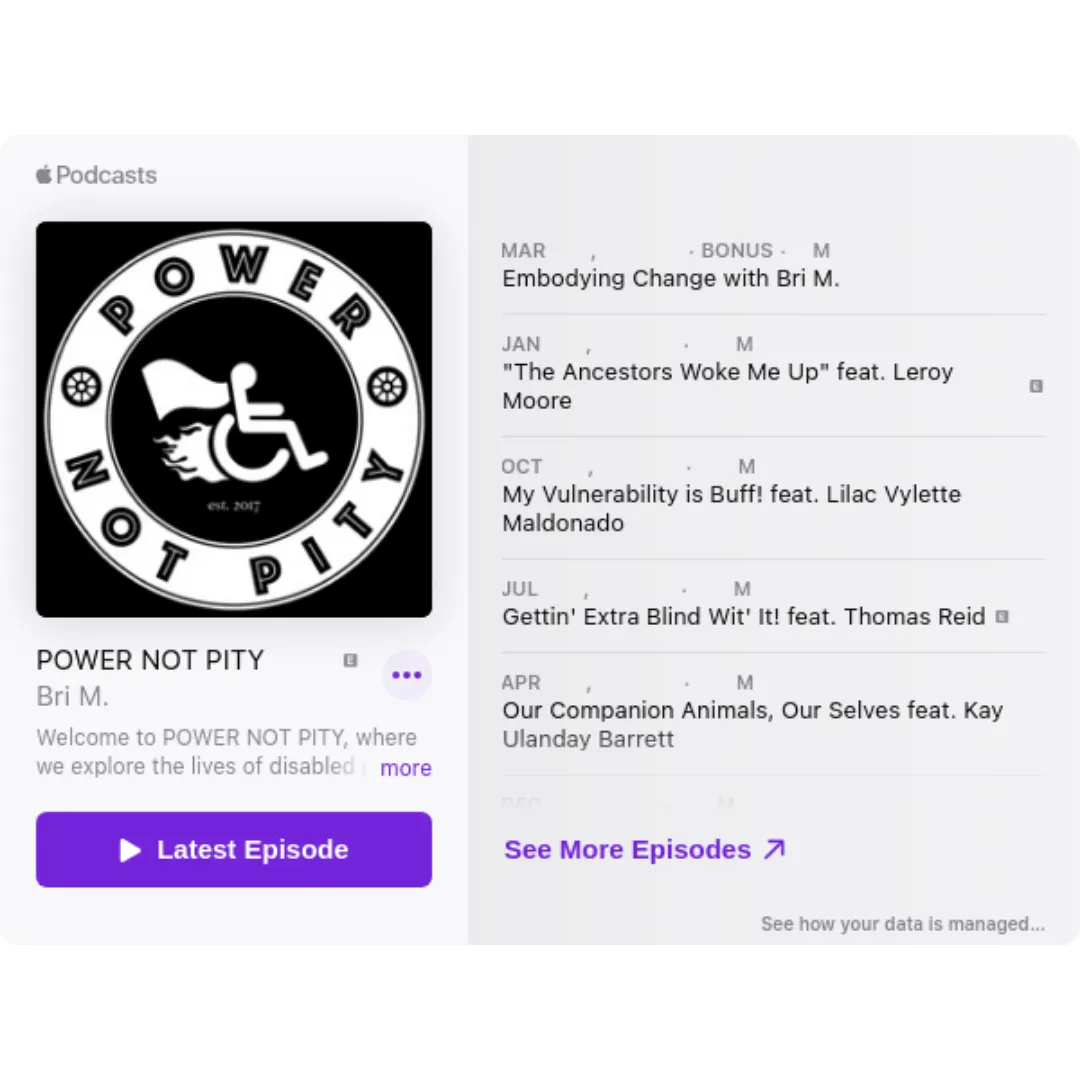 Power Not Pity Podcast