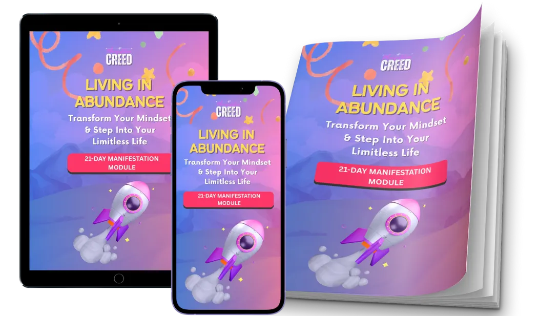 Living in Abundance Manifestation Creed