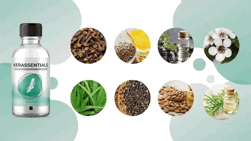 Natural plant-based ingredients used in Kerassentials