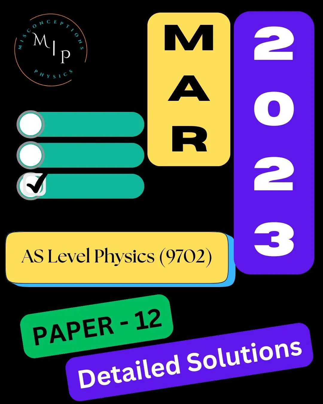 paper 12 march as level physics paper detailed solutions for mcqs