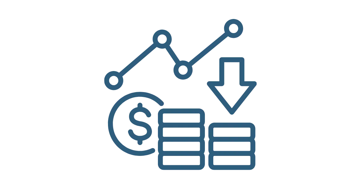 finance chart and monet