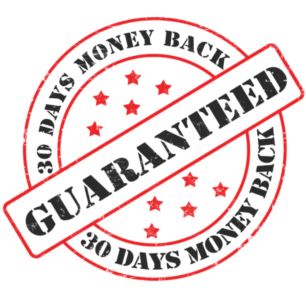 30 Day Money Back Guarantee