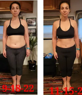 Side by side photo of MetaPWR results