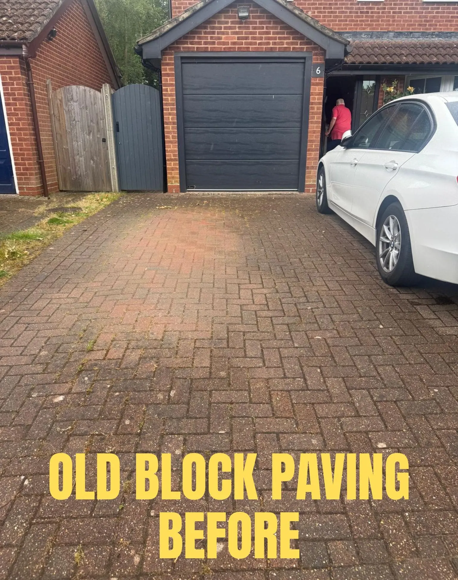 OLD BLOCK PAVING BEFOR UPGRADE