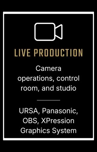 Live Production Game Day Role
