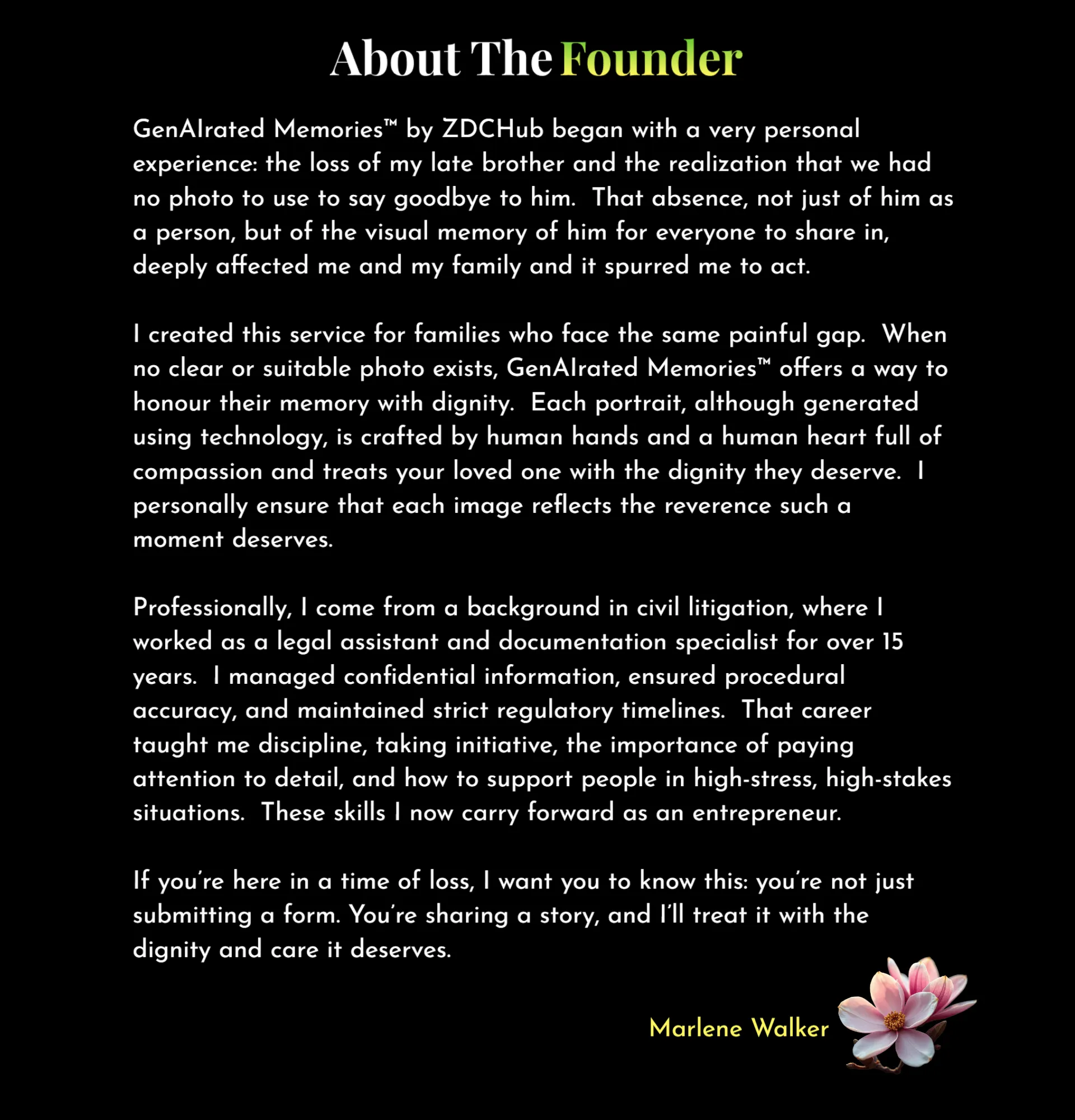 About the Founder