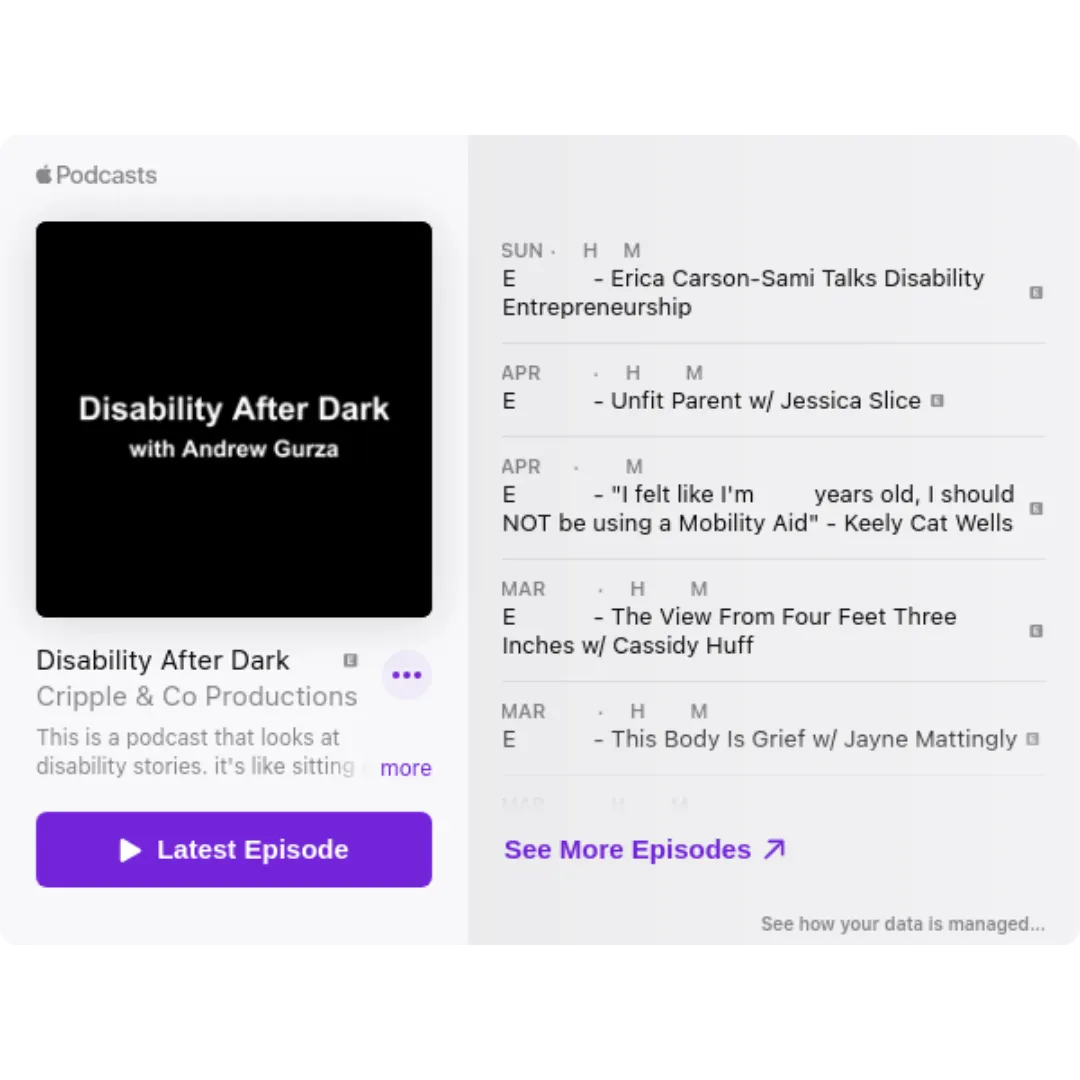 Disability After Dark Podcast