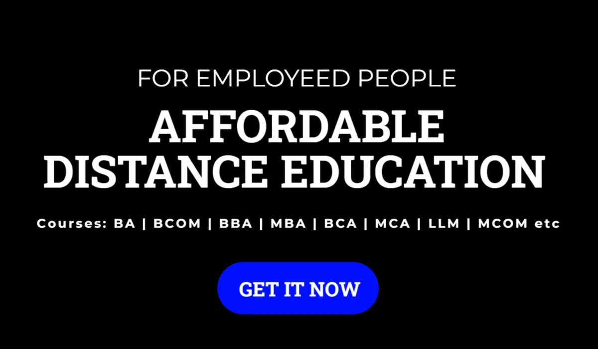 Affoardable Distance Education For Employeed People