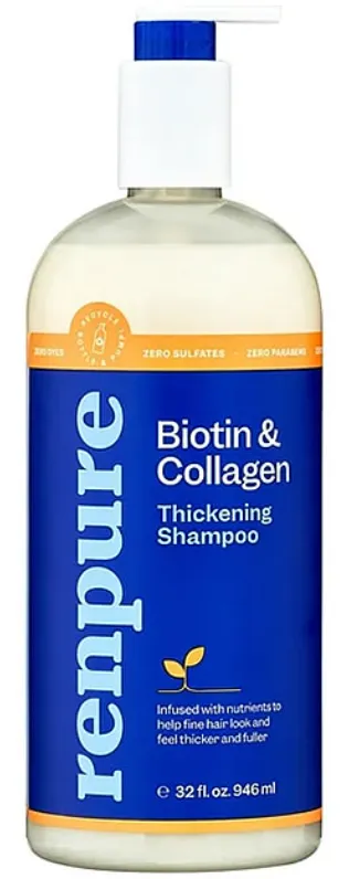 Renpure Biotin & Collagen Thickening Hair Shampoo for All Hair Types, 32 fl oz