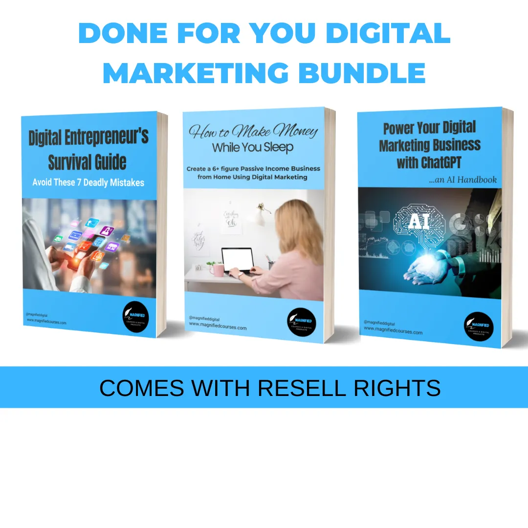 done for you digital marketing bundle PLR