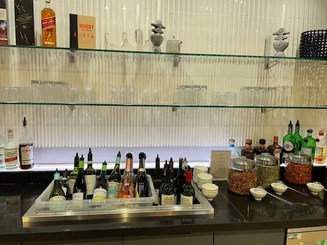 British Airways lounge Edinburgh