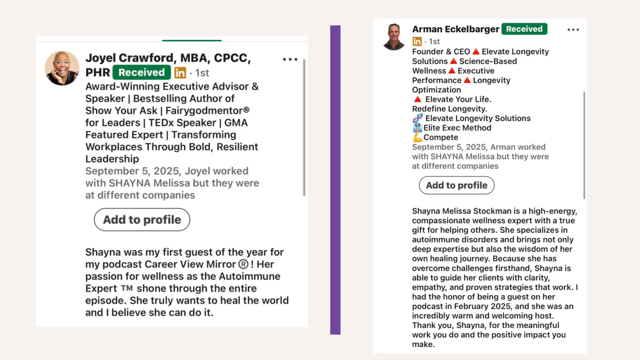 shayna recommended autoimmune