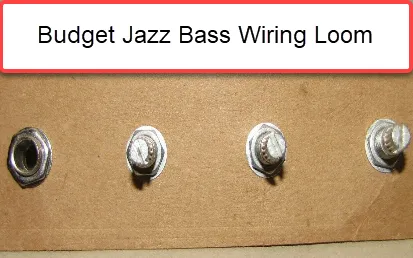 Budget Jazz bass loom small
