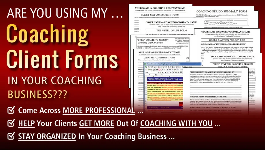 Are you using Coaching Client Forms in your coaching business?