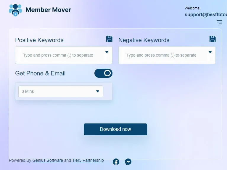 select the info in member mover