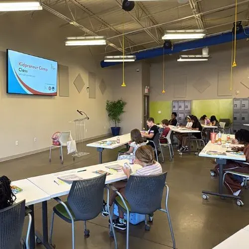 Kids brainstorming business ideas