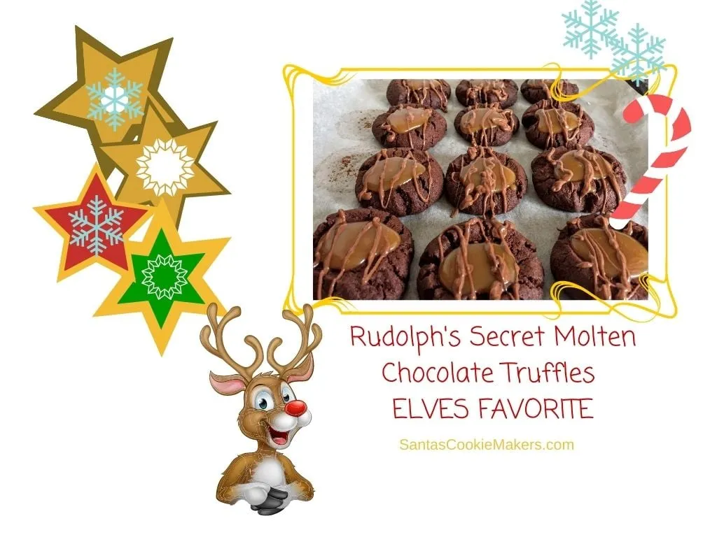 Rudolph's Favorite Molten Chocolate Truffles